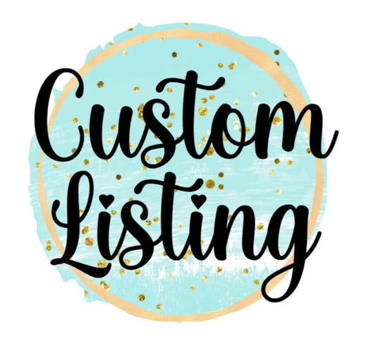 Custom Listing for Linda Shiver