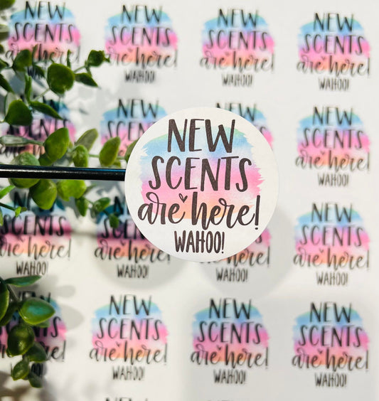 #159 New scents are here! wahoo! 2 inch circle