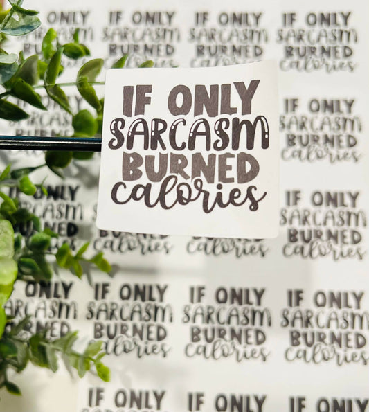 #268 If only sarcasm burned calories 2x2