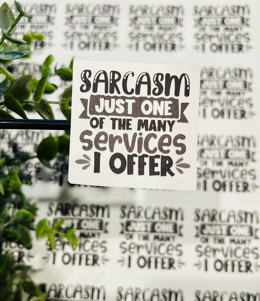 #283 Sarcasm just one of the many services I offer 2x2