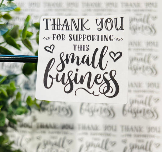 #325 Thank you for supporting this small business 2x2