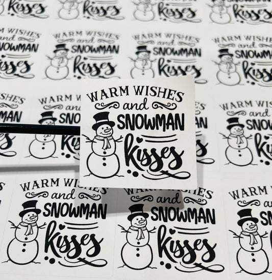 478 Snowman Kisses 2x2