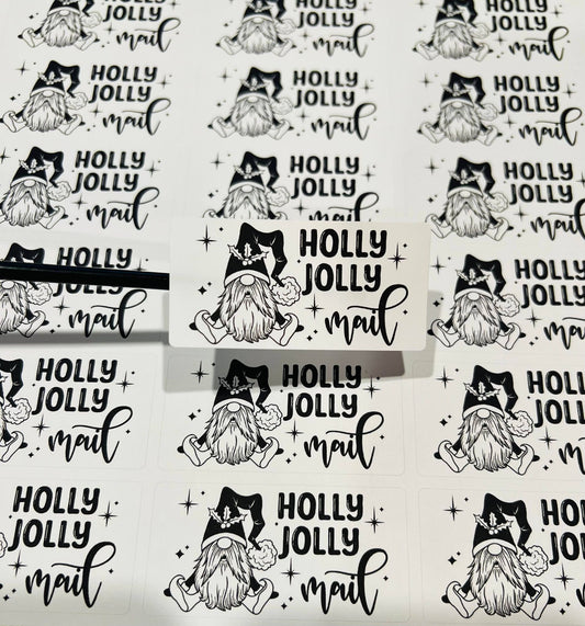 486 Holly Jolly Mail 2.5x1.25