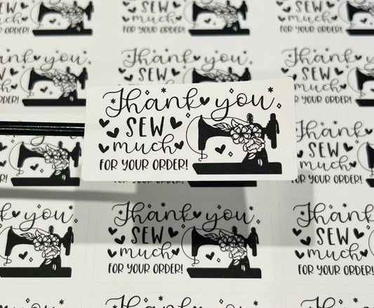 #618 - Thank you sew much - 2.5x1