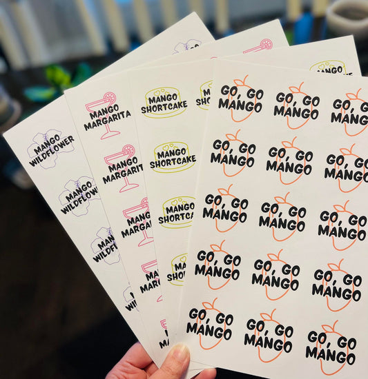 GOGO SET - 5 Sticker Sheets